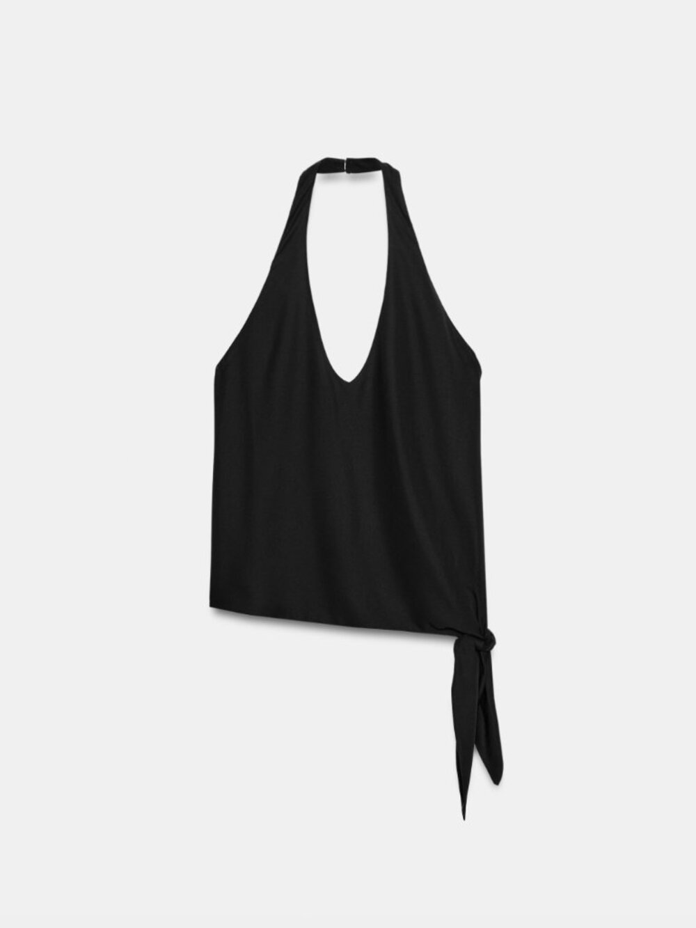 Zara Halter Top with Tie Detail NWT Black, Size S